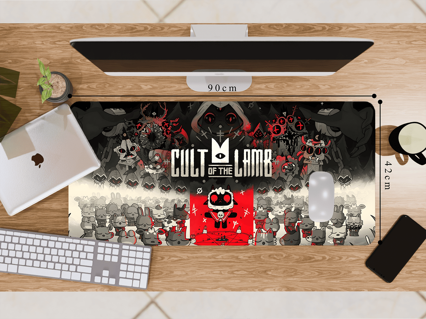 "CULT OF THE LAMB" Gaming Mousepad Elevate Your Gaming Experience