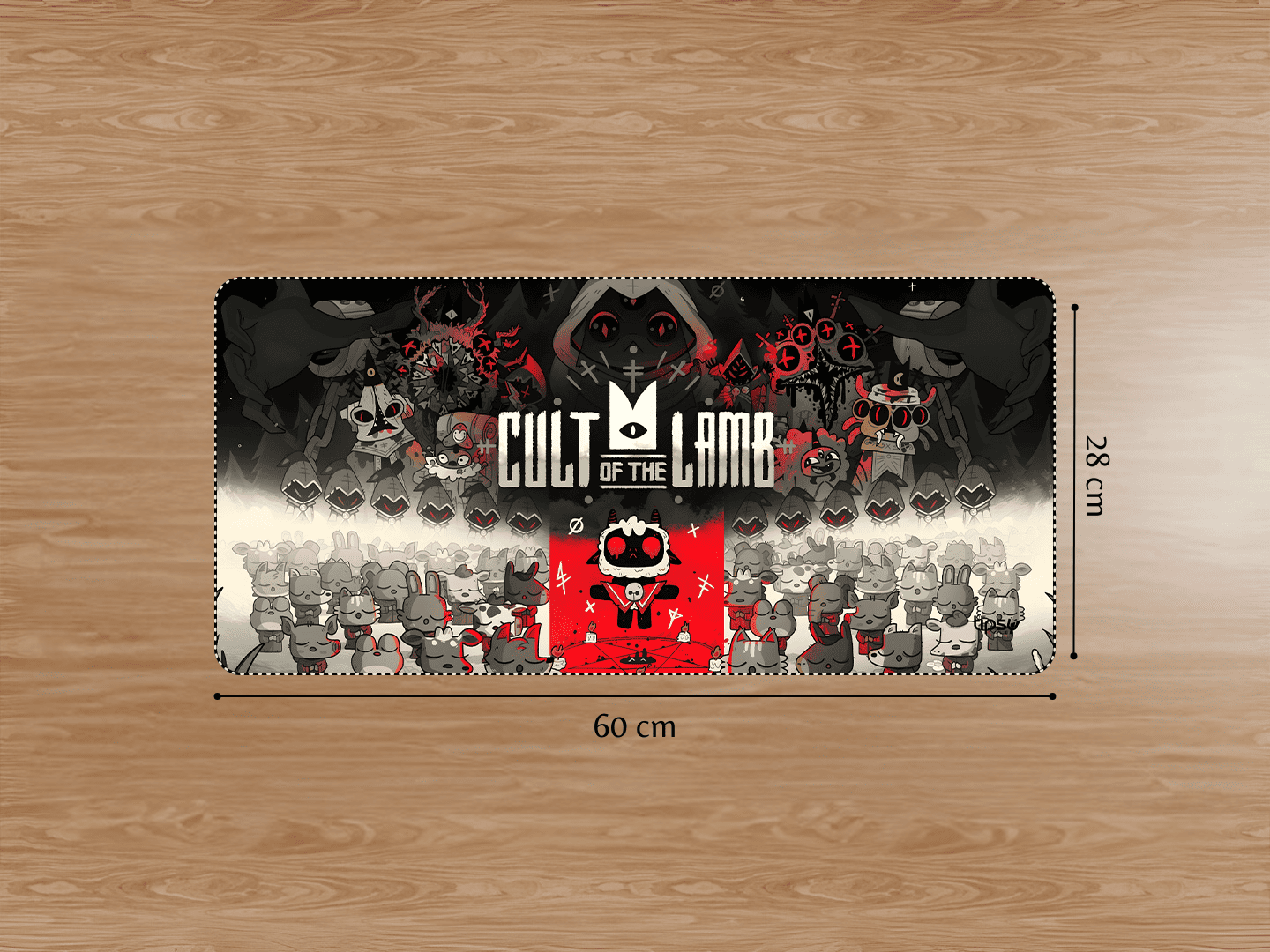 "CULT OF THE LAMB" Gaming Mousepad Elevate Your Gaming Experience