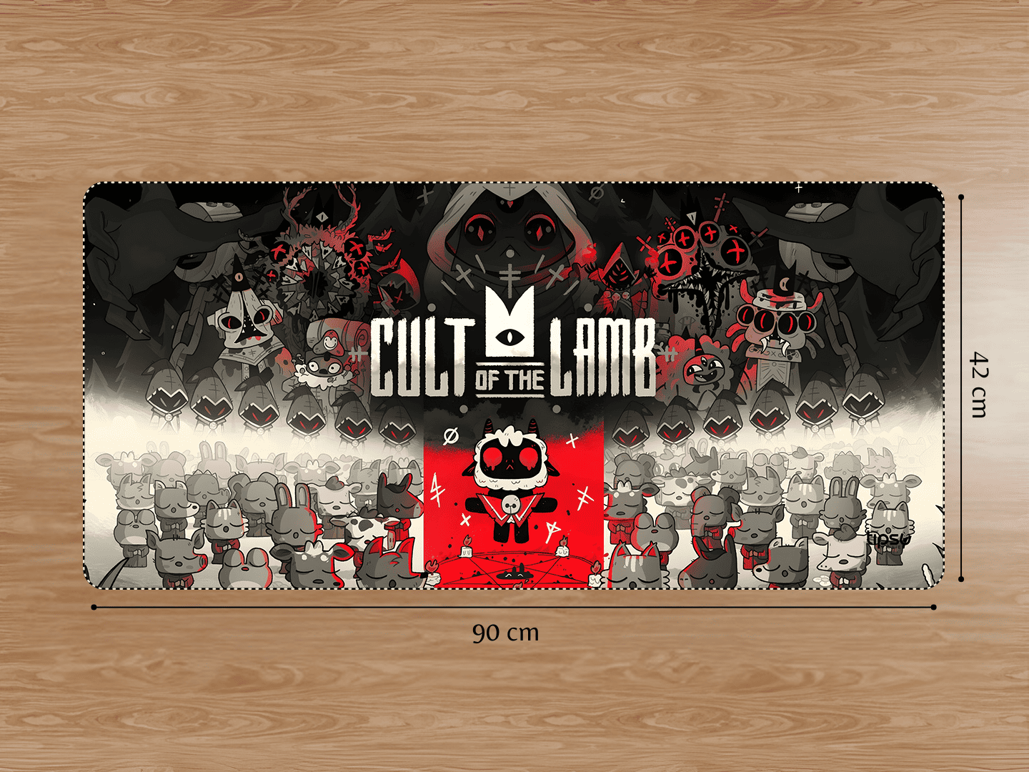 "CULT OF THE LAMB" Gaming Mousepad Elevate Your Gaming Experience