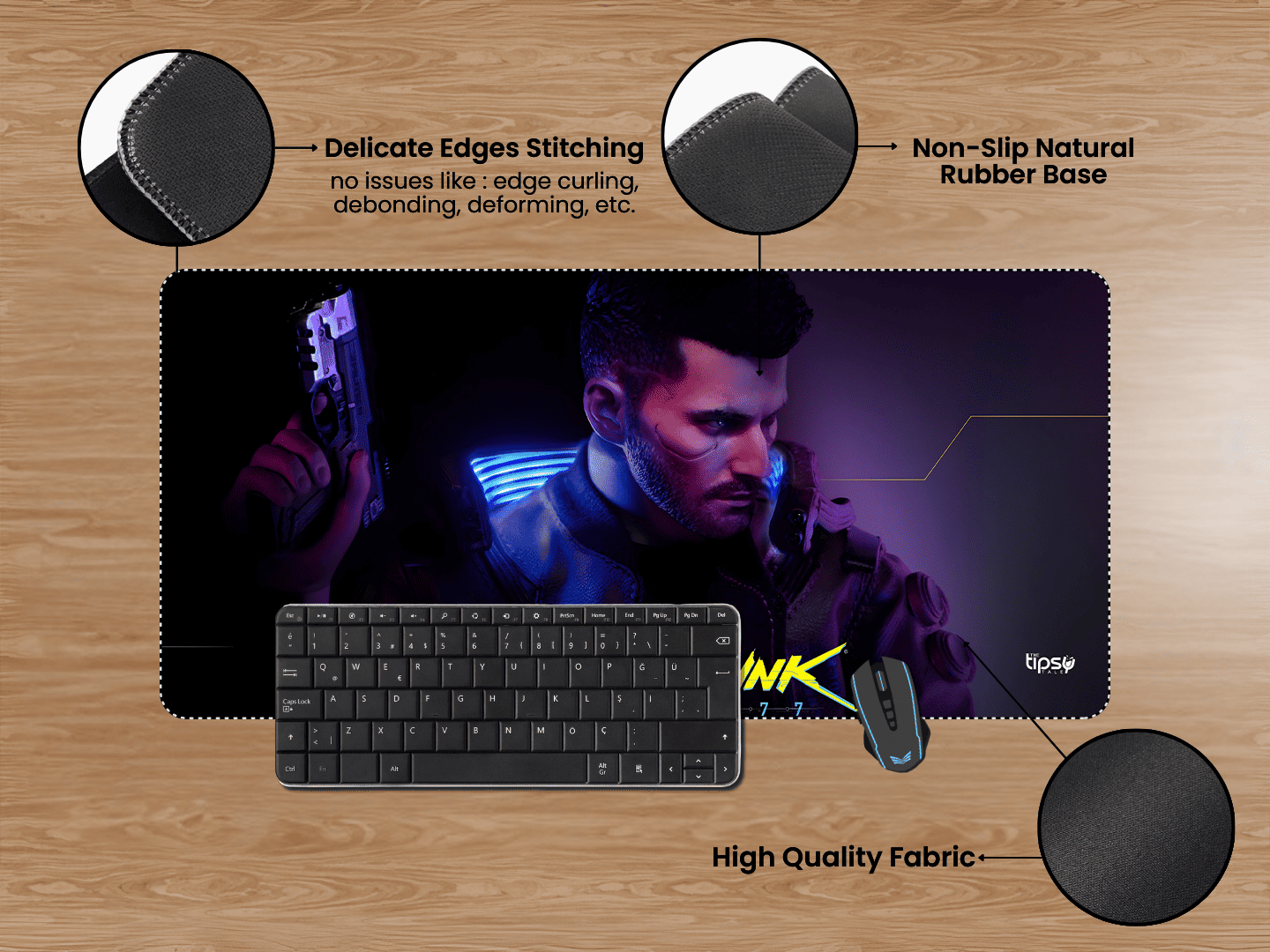 "CYBERPUNK 2077" Gaming Mousepad Elevate Your Gaming Experience