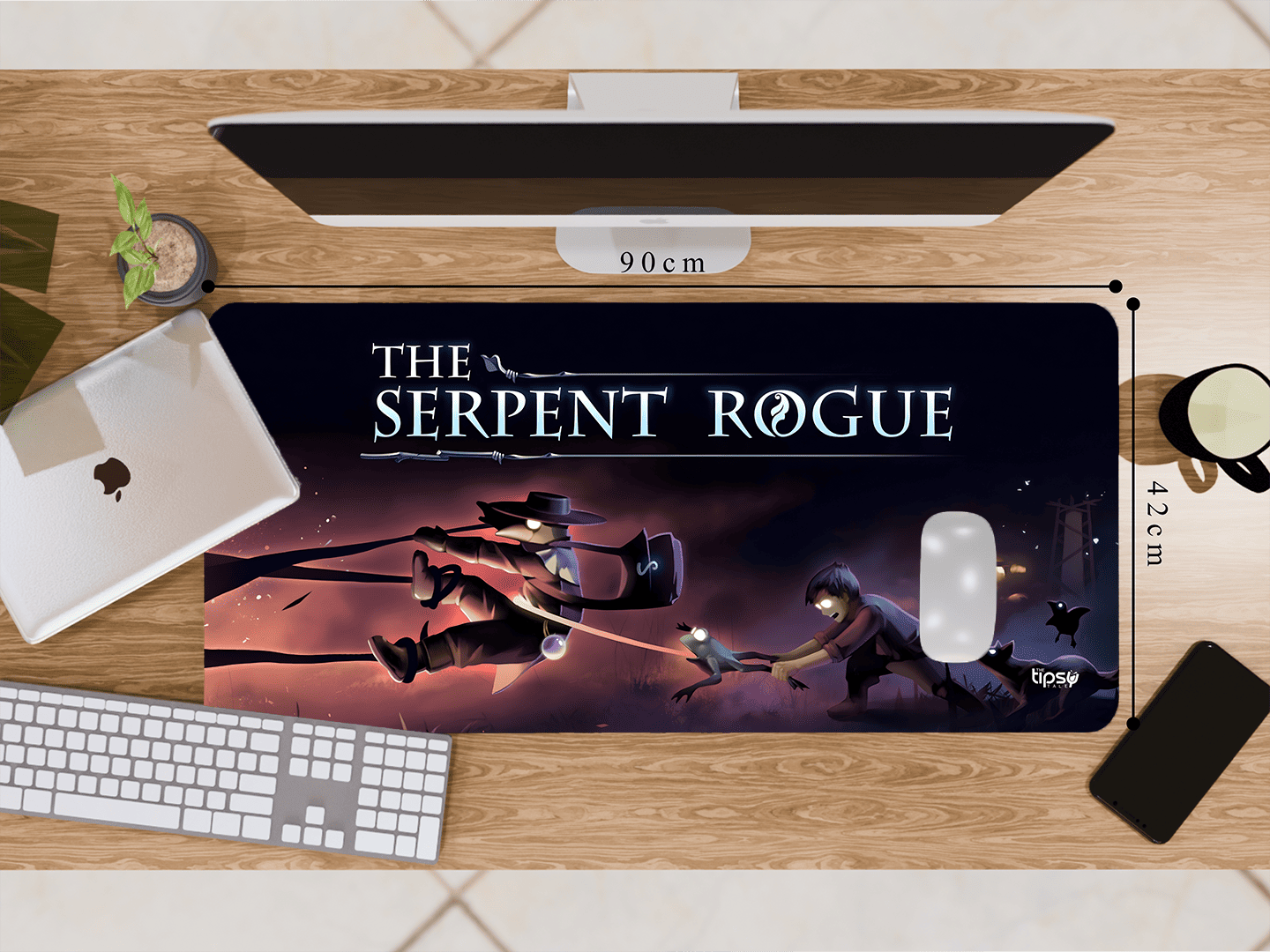"THE SERPENT ROGUE" Gaming Mousepad Elevate Your Gaming Experience
