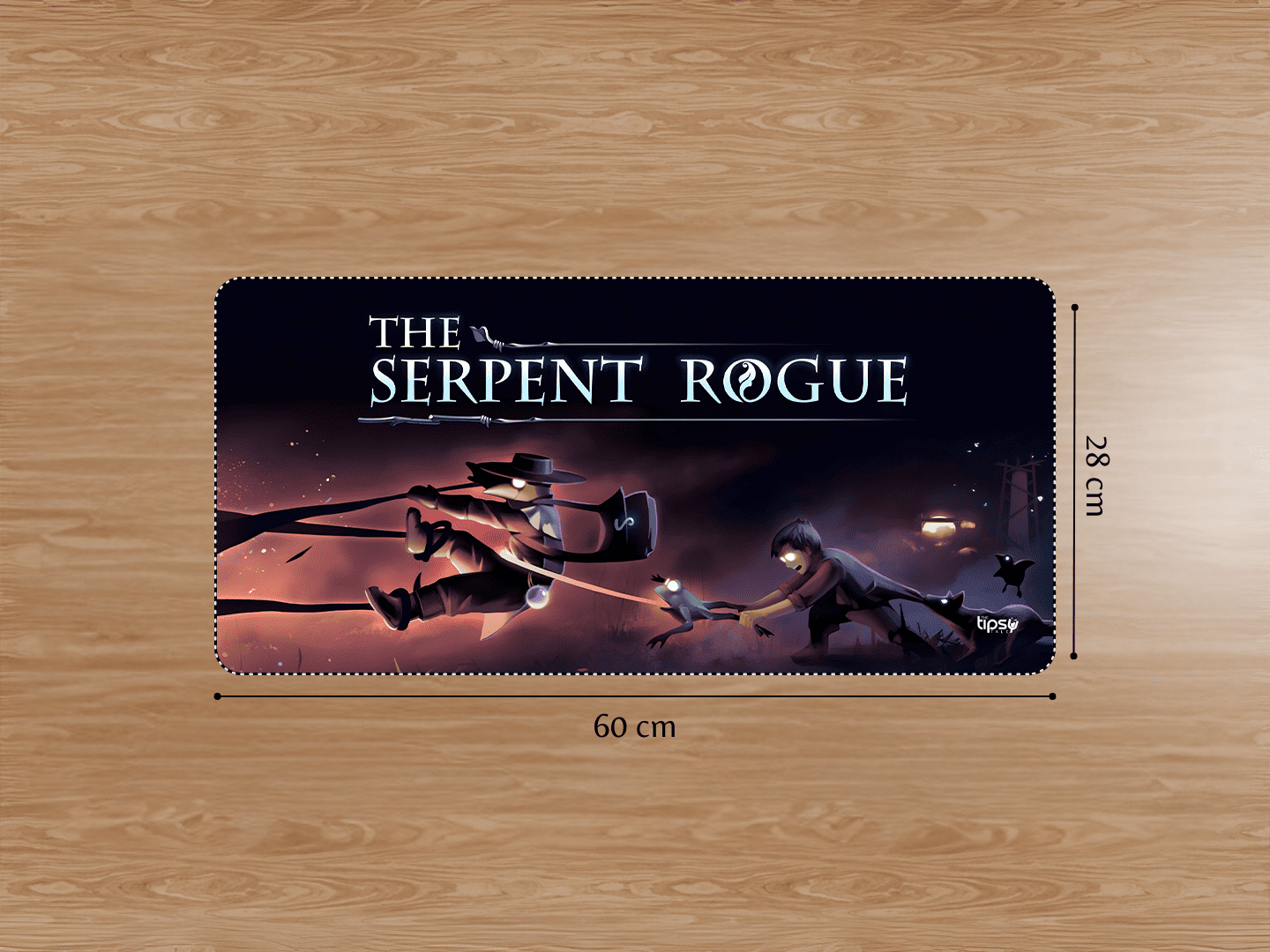 "THE SERPENT ROGUE" Gaming Mousepad Elevate Your Gaming Experience