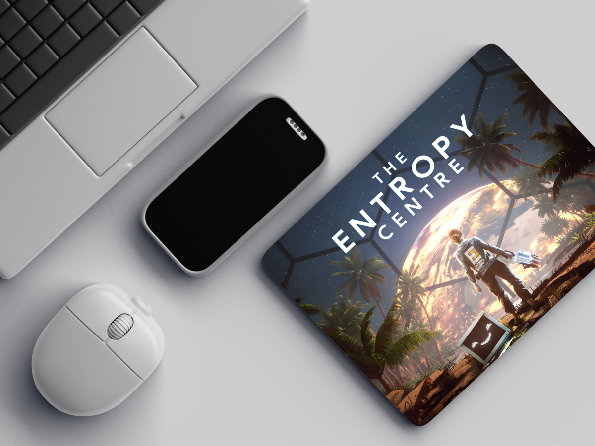 "THE ENTROPY CENTRE" Mousepad: Enhance Your Workspace with Style