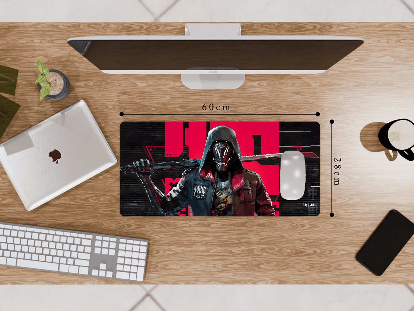 "KEYMASTER THE ARCHITECT THE GHOSTRUNNER" Gaming Mousepad Elevate Your Gaming Experience