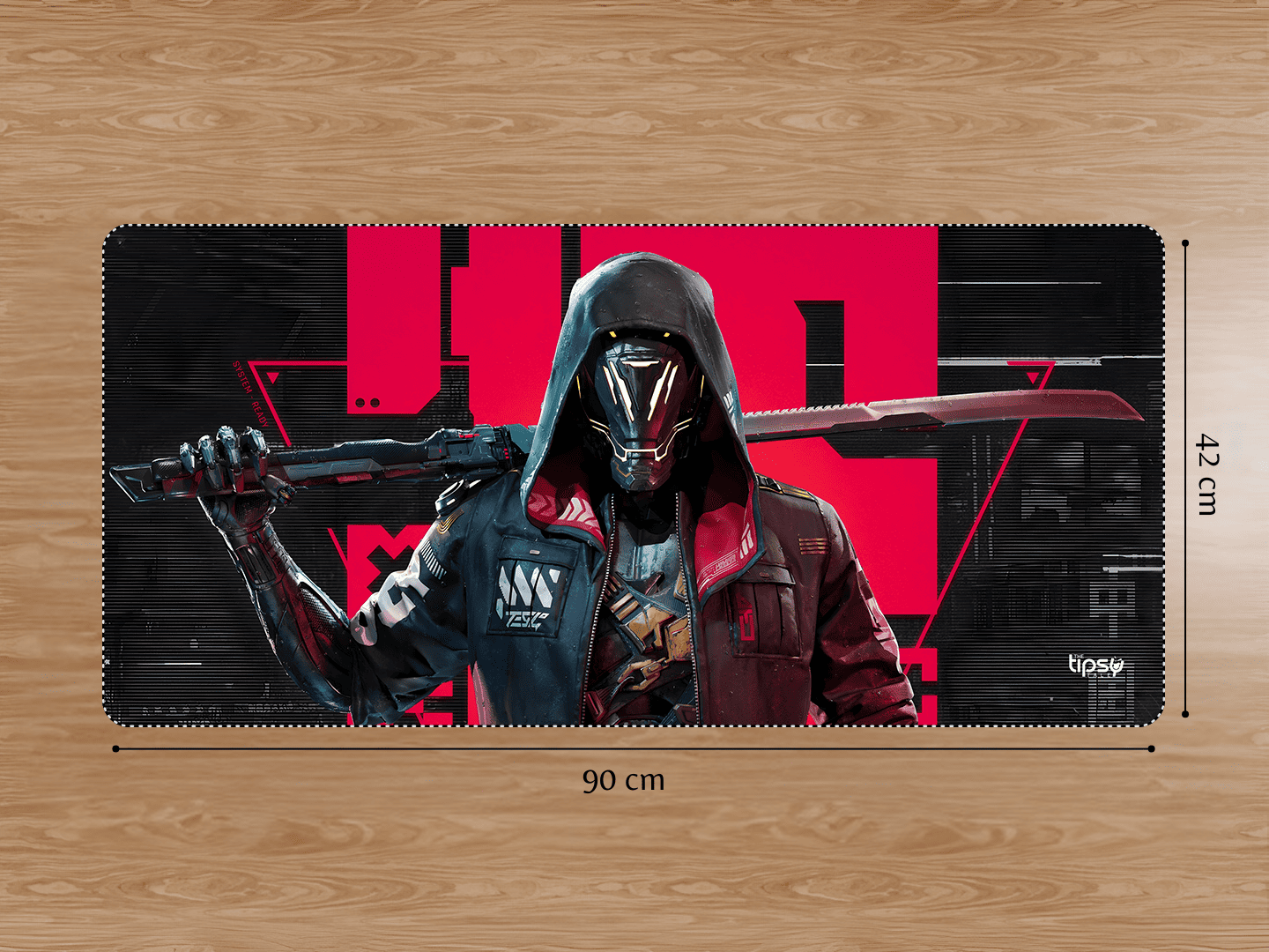 "KEYMASTER THE ARCHITECT THE GHOSTRUNNER" Gaming Mousepad Elevate Your Gaming Experience