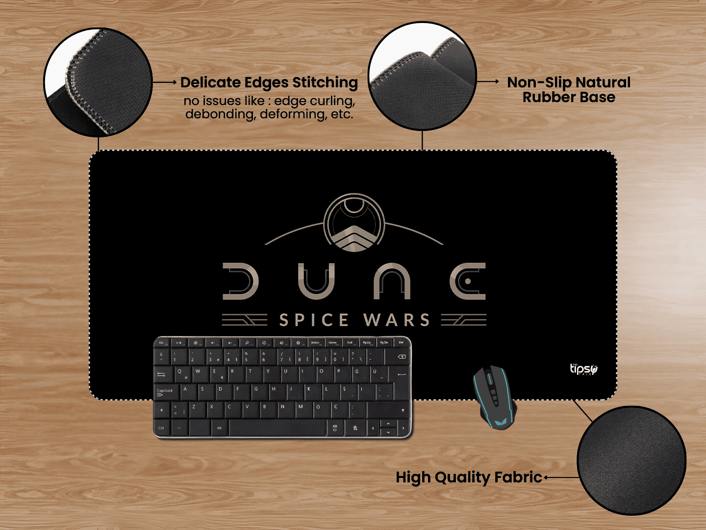 "DUNE SPICE WARS" Gaming Mousepad Elevate Your Gaming Experience