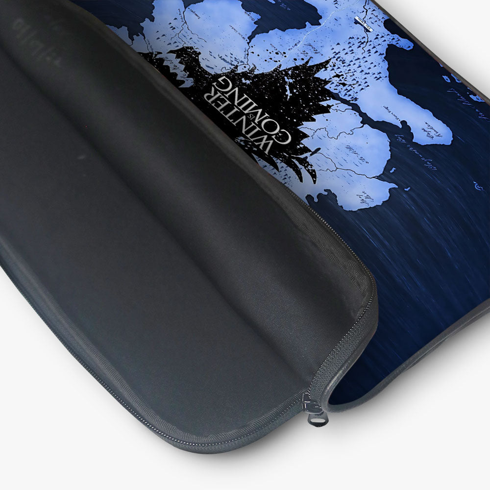 "WINTER IS COMING #GOT" Laptop Sleeves:Bold Modern Design for Every Size