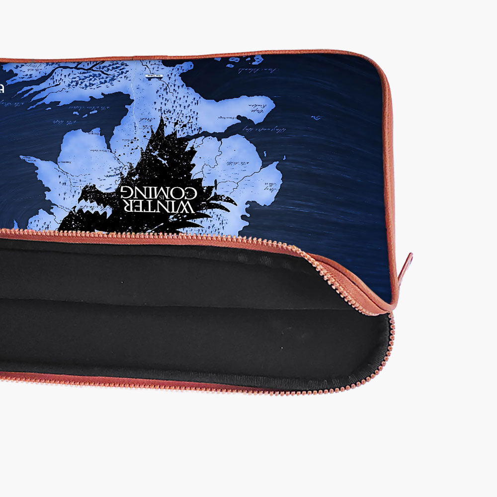"WINTER IS COMING #GOT" Laptop Sleeves:Bold Modern Design for Every Size