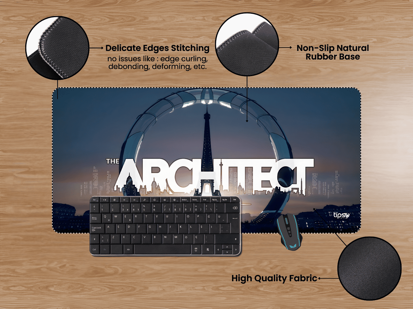 "THE ARCHITECT PARIS" Gaming Mousepad Elevate Your Gaming Experience