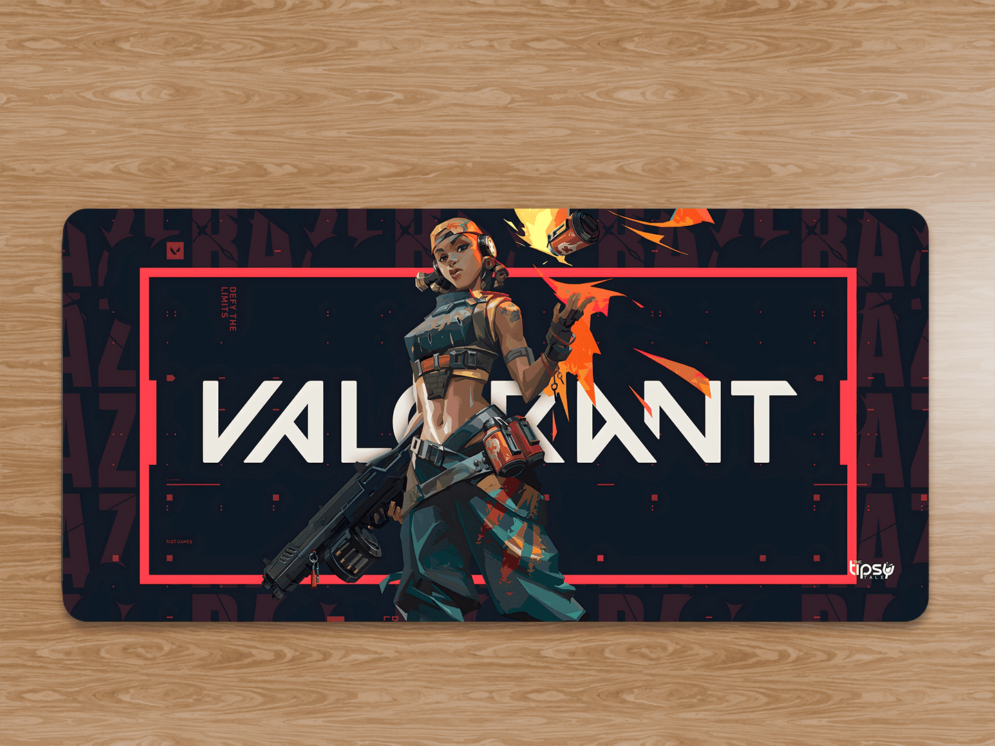 "ROZE VALORANT" Gaming Mousepad Elevate Your Gaming Experience