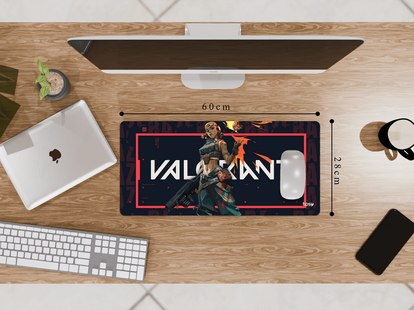 "ROZE VALORANT" Gaming Mousepad Elevate Your Gaming Experience
