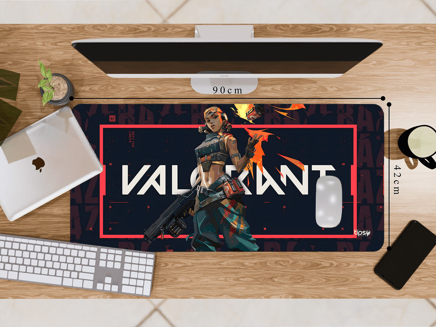 "ROZE VALORANT" Gaming Mousepad Elevate Your Gaming Experience