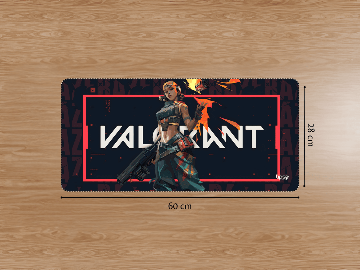 "ROZE VALORANT" Gaming Mousepad Elevate Your Gaming Experience