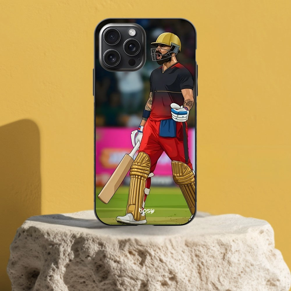 "97. KING VIRAT KOHLI: CRICKET FANBASE" -Mobile Covers Shock Resistant, Slim & Stylish Cases