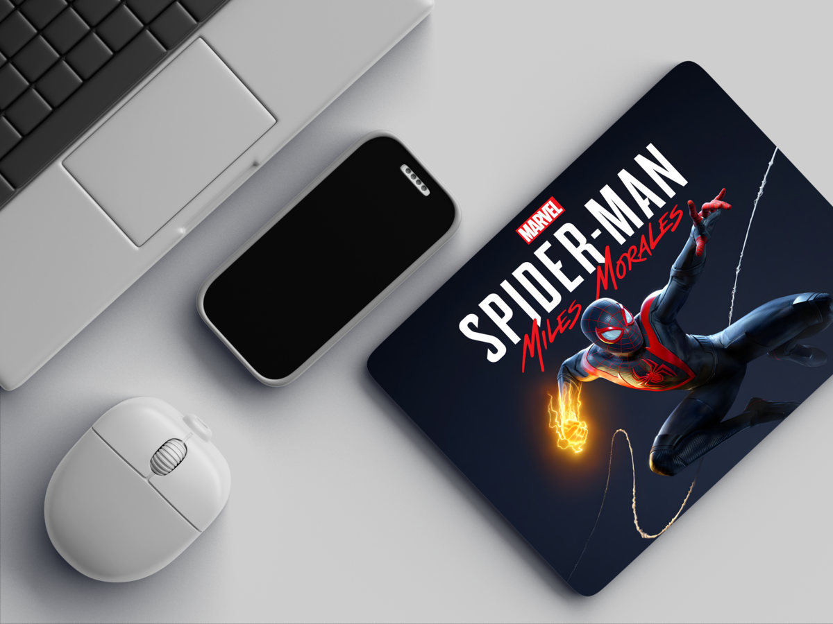 "SPIDERMAN - MILES MORALES" Mousepad: Enhance Your Workspace with Style