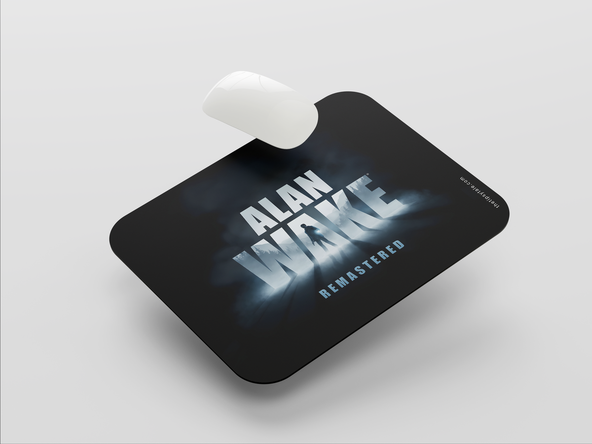 "ALAN AWAKE REMASTERED" Mousepad: Enhance Your Workspace with Style