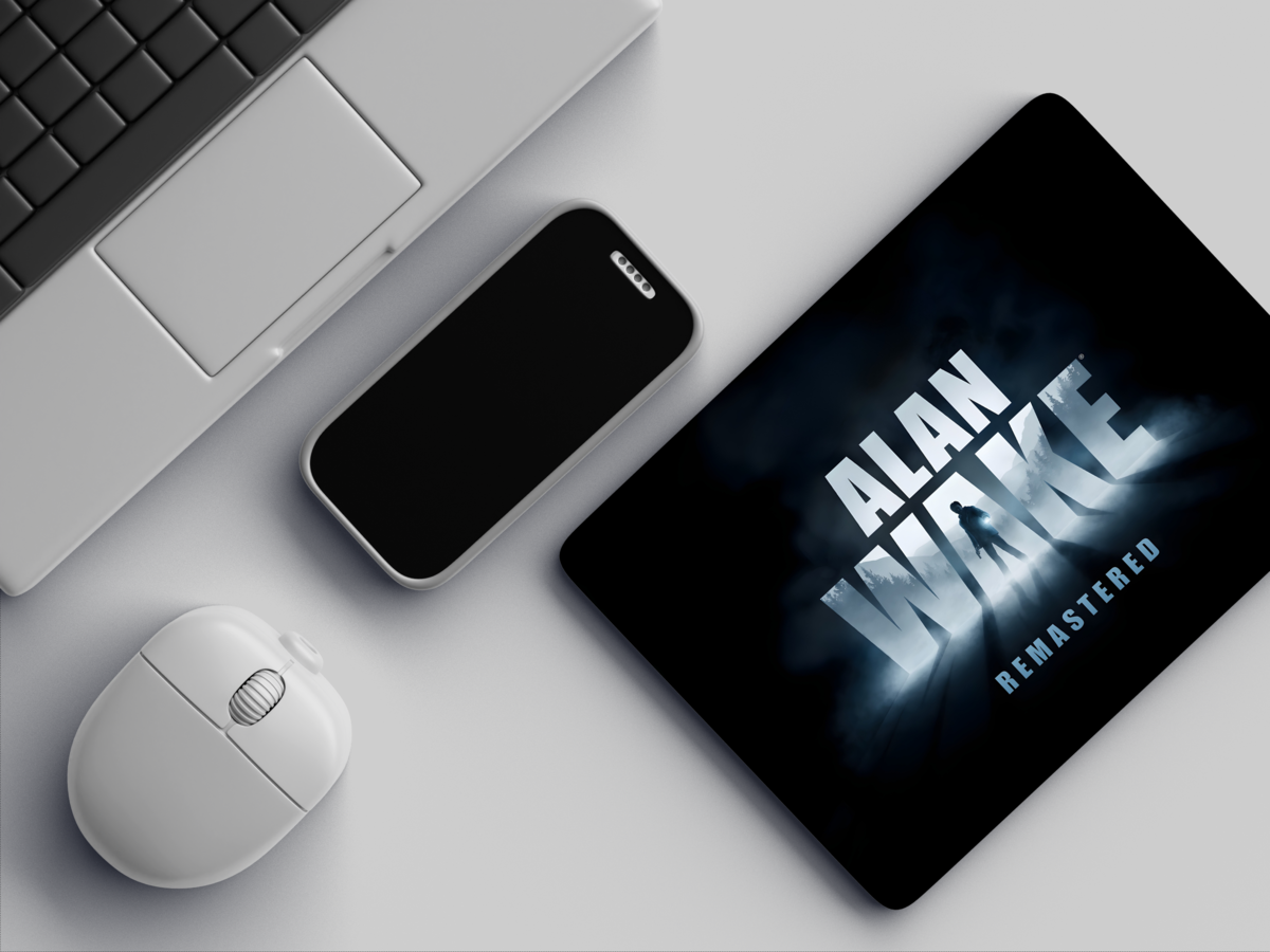 "ALAN AWAKE REMASTERED" Mousepad: Enhance Your Workspace with Style