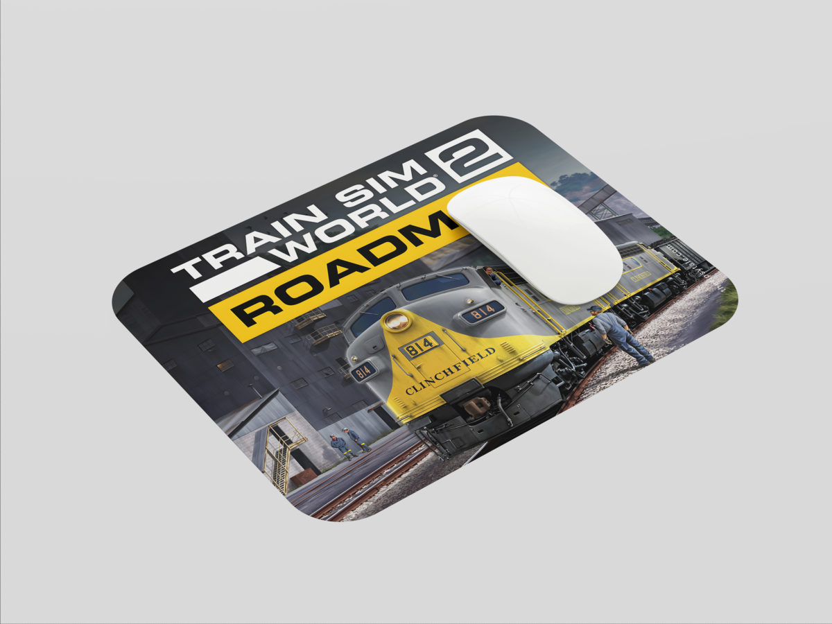 "TRAIN SIM WORLD 2 ROADMAP" Mousepad: Enhance Your Workspace with Style