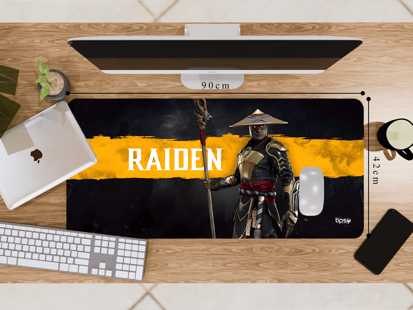 "RAIDEN MORTAL KOMBAT" Gaming Mousepad Elevate Your Gaming Experience