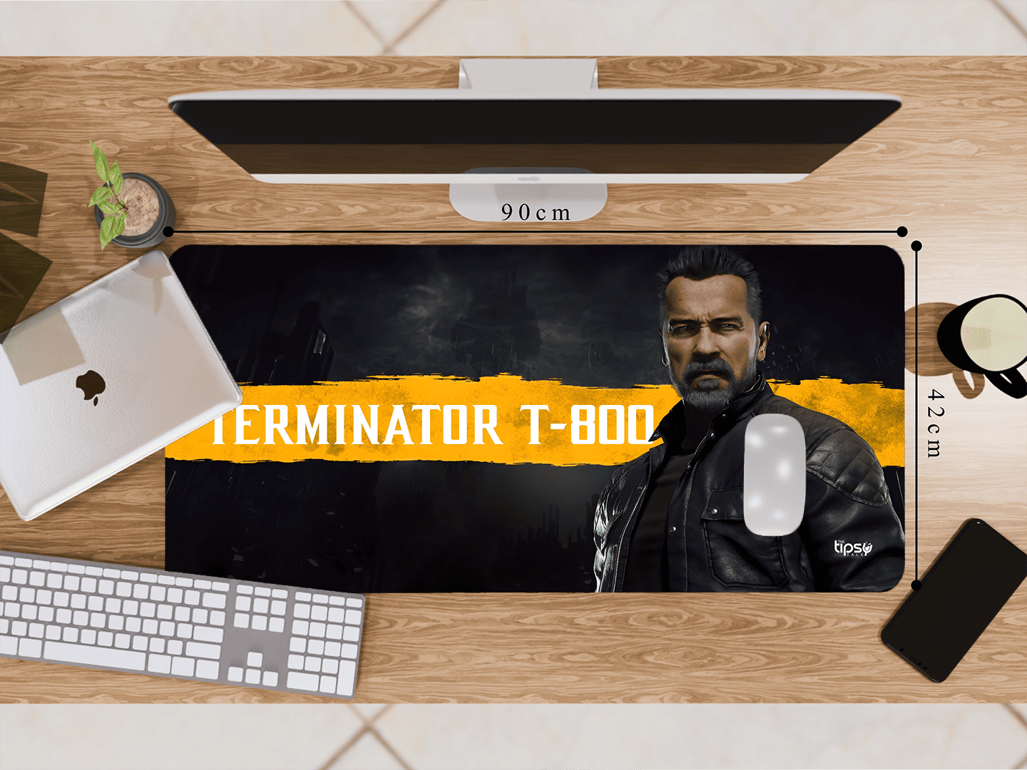 "MORTAL KOMBAT 11 TERMINATOR " Gaming Mousepad Elevate Your Gaming Experience