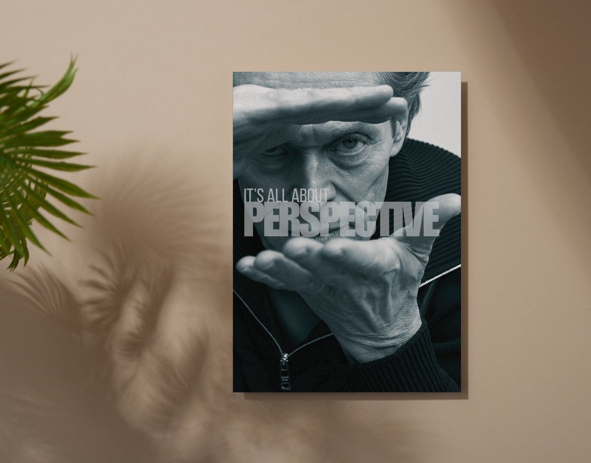 "Perspective"- Shiny & Sturdy Metallic Poster  Art That Pops & Sticks