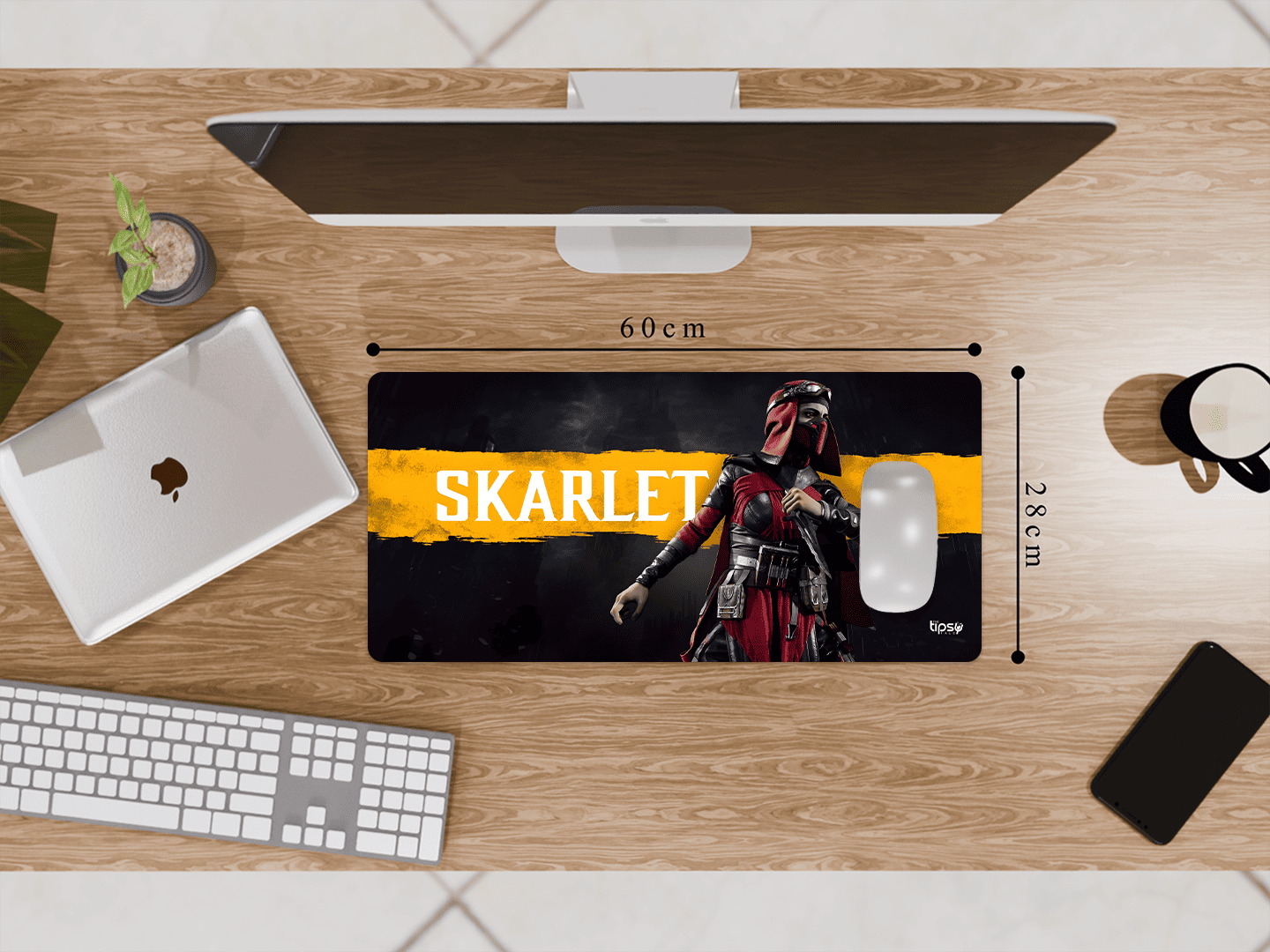 "MORTAL KOMBAT 11 SKARLET" Gaming Mousepad Elevate Your Gaming Experience