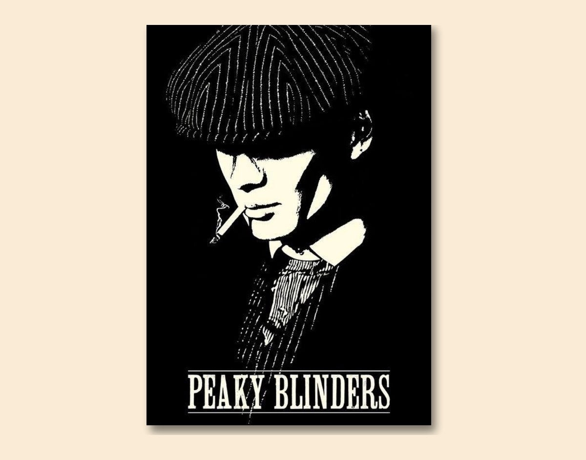 "Peaky Blinders"- Shiny & Sturdy Metallic Poster  Art That Pops & Sticks