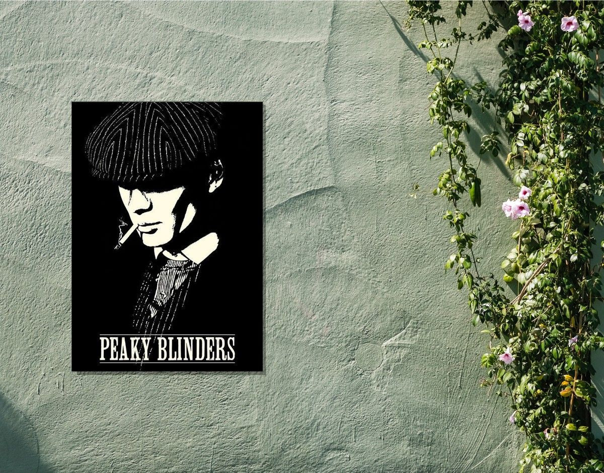 "Peaky Blinders"- Shiny & Sturdy Metallic Poster  Art That Pops & Sticks
