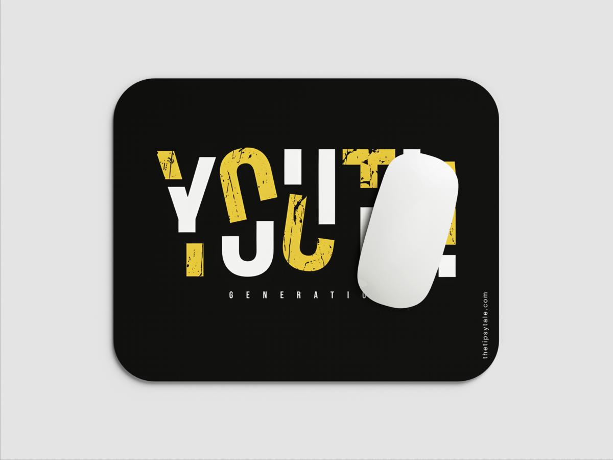 "YOUTH GENERATION" Mousepad: Enhance Your Workspace with Style