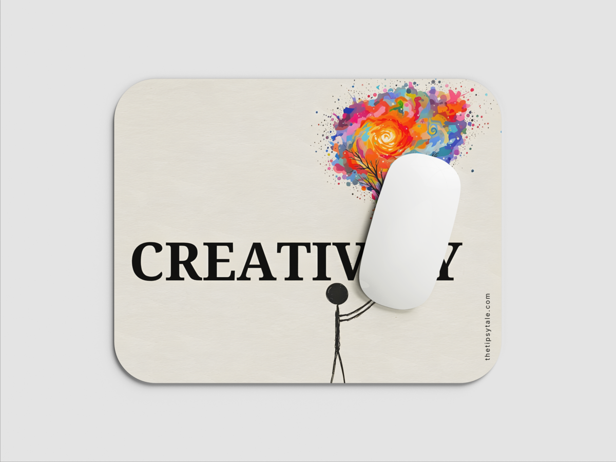 "CREATIVITY " Mousepad: Enhance Your Workspace with Style