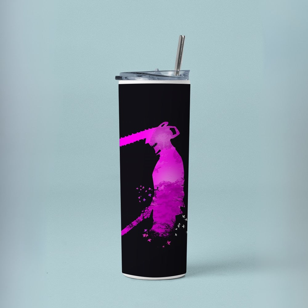 "CHAINSAW MAN: Anime" Tumbler with Metal Straw