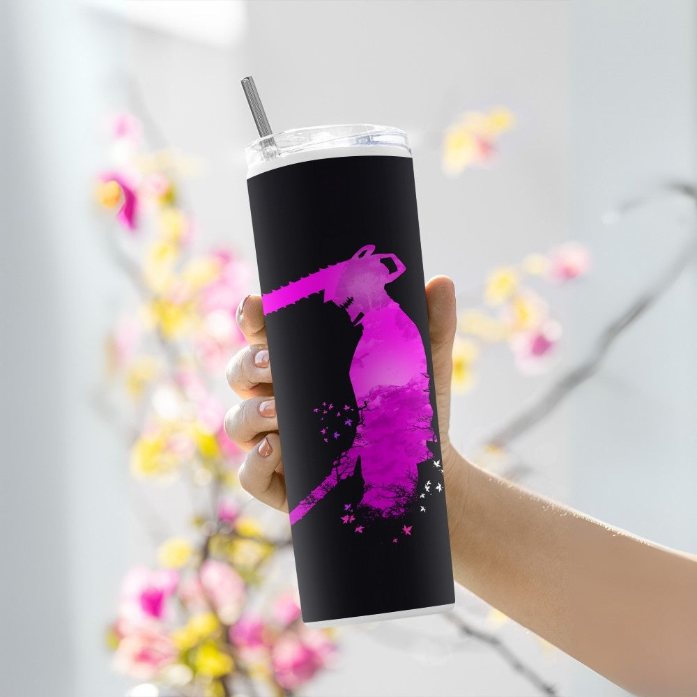"CHAINSAW MAN: Anime" Tumbler with Metal Straw