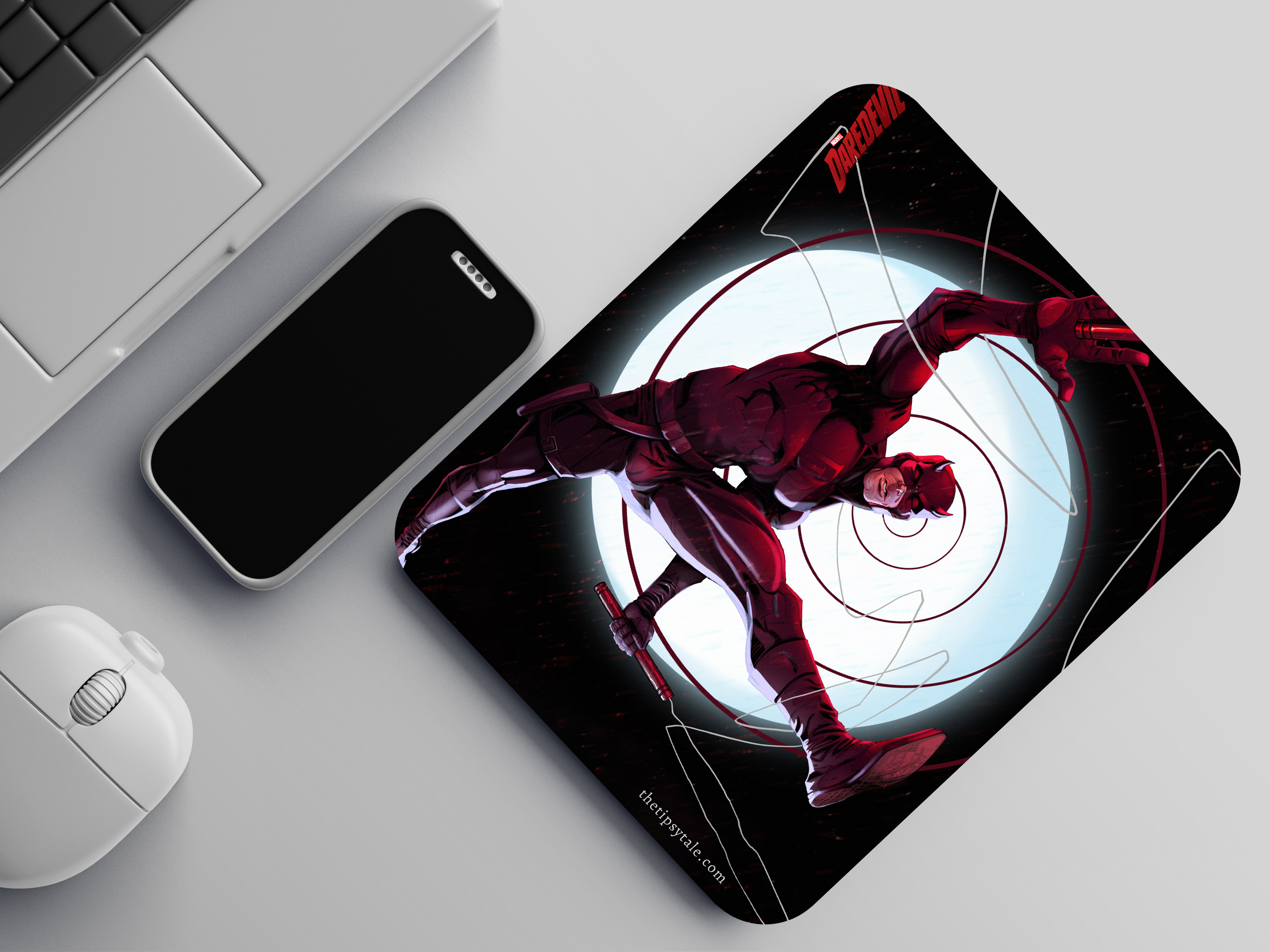 "DAREDEVIL: MARVEL MOVIE" Mousepad Enhance Your Workspace with Style