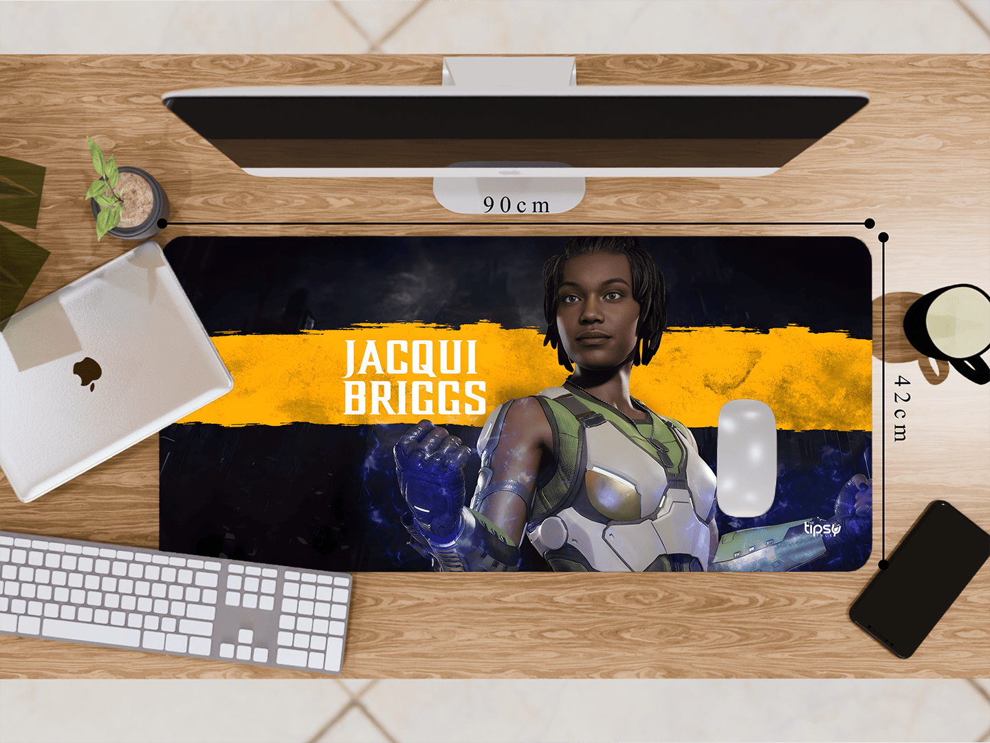 "MORTAL KOMBAT 11 JACQUI BRIGGS" Gaming Mousepad Elevate Your Gaming Experience