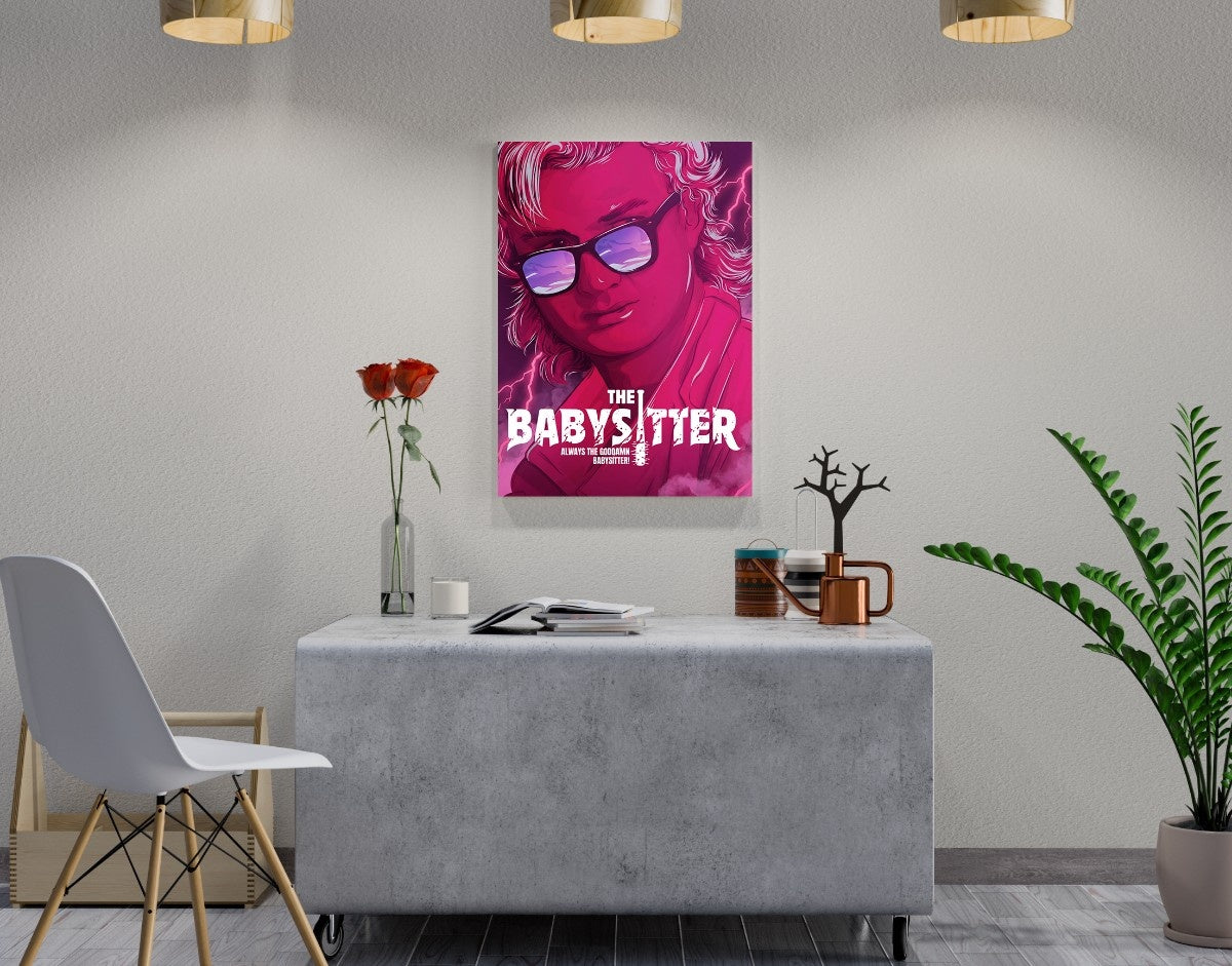 "THE BABYSITTER STEVE - STRANGER THINGS" -Shiny & Sturdy Metallic Poster Art That Pops & Sticks