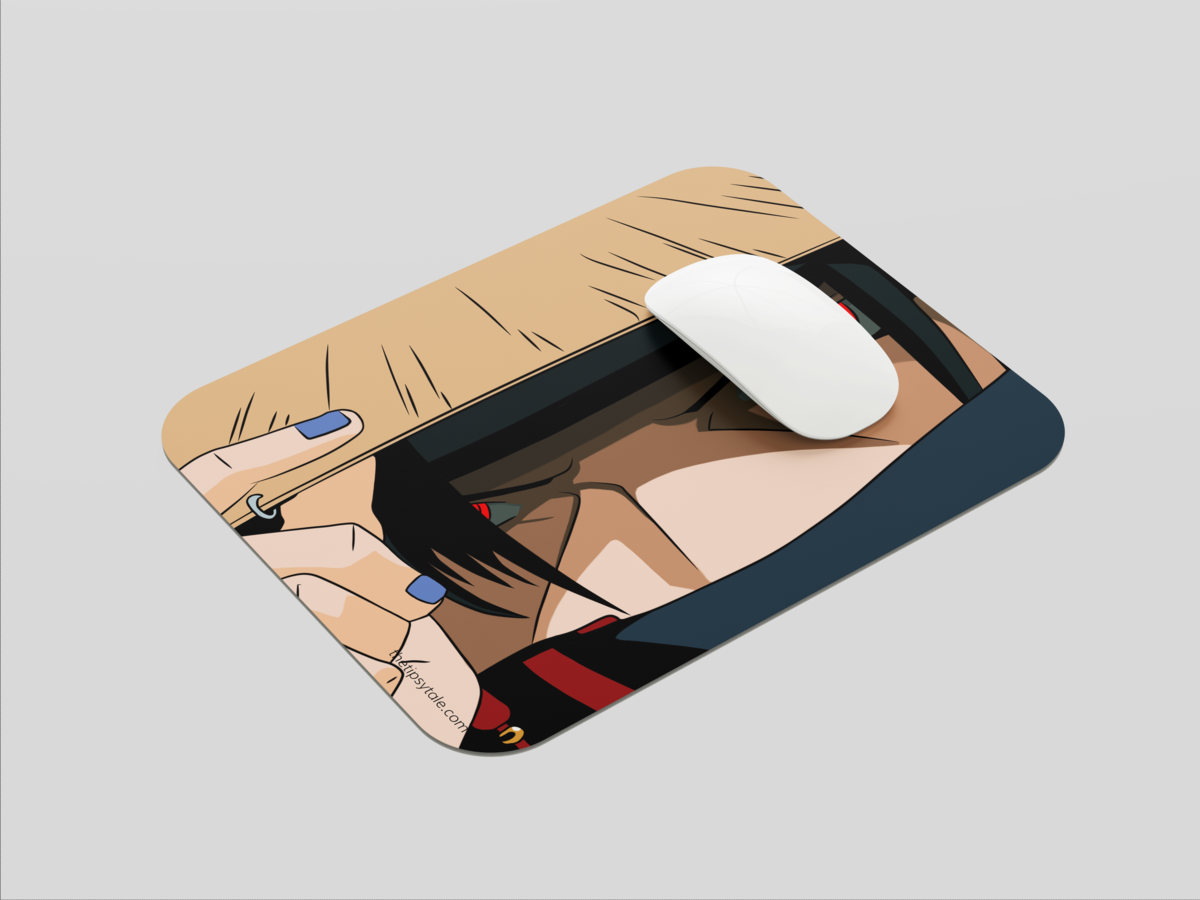 "ITACHI UCHIHA - SHARINGAN" Mousepad: Enhance Your Workspace with Style