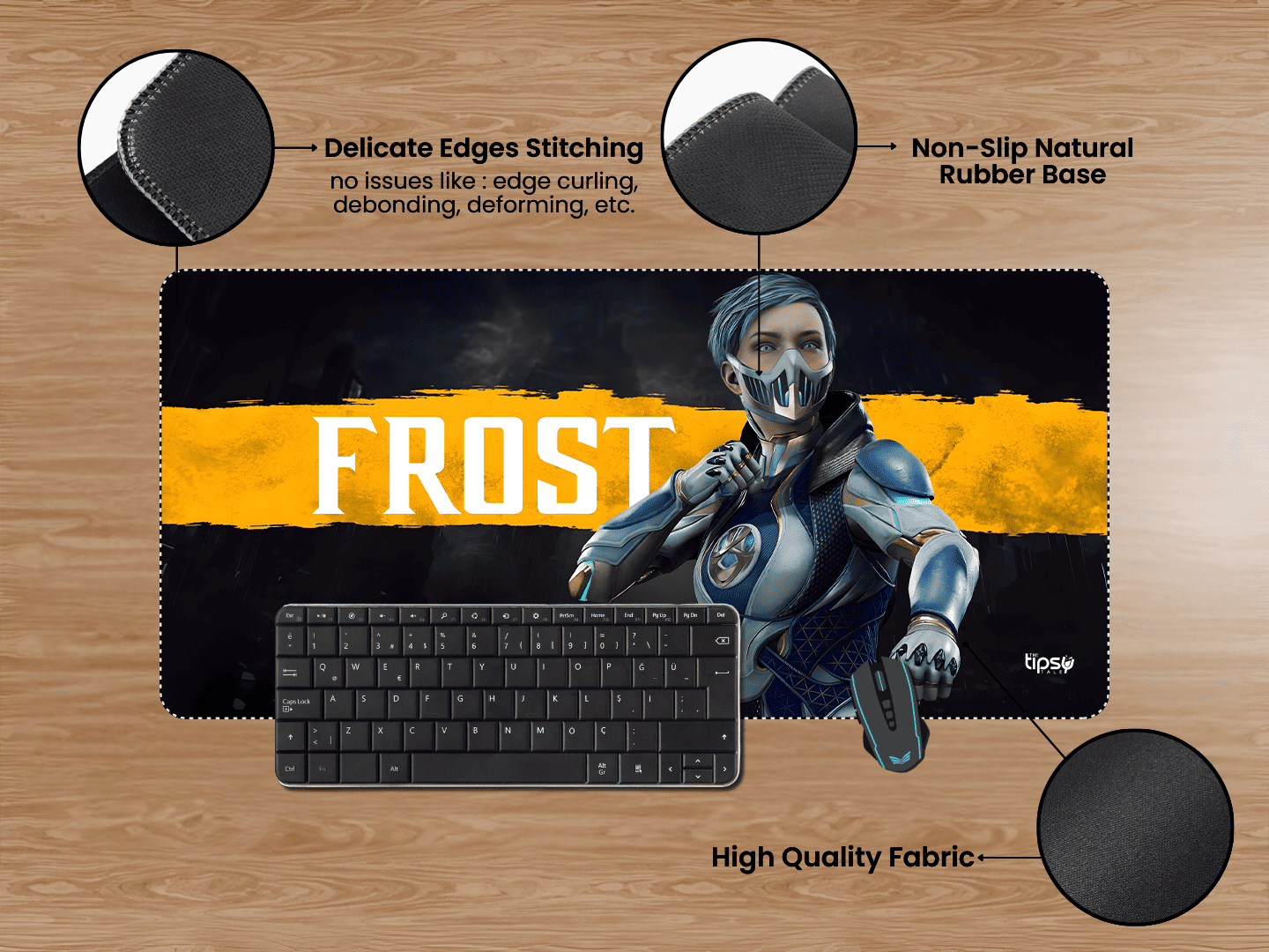 "MORTAL KOMBAT 11 FROST" Gaming Mousepad Elevate Your Gaming Experience