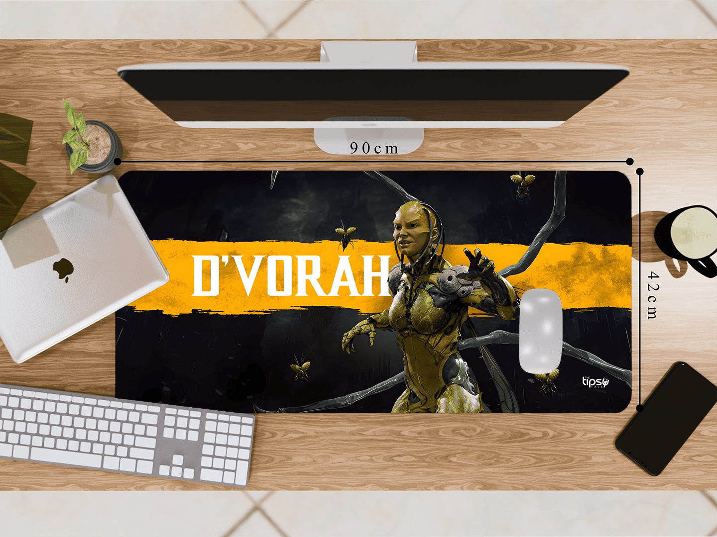"MORTAL KOMBAT 11 DVORAH " Gaming Mousepad Elevate Your Gaming Experience