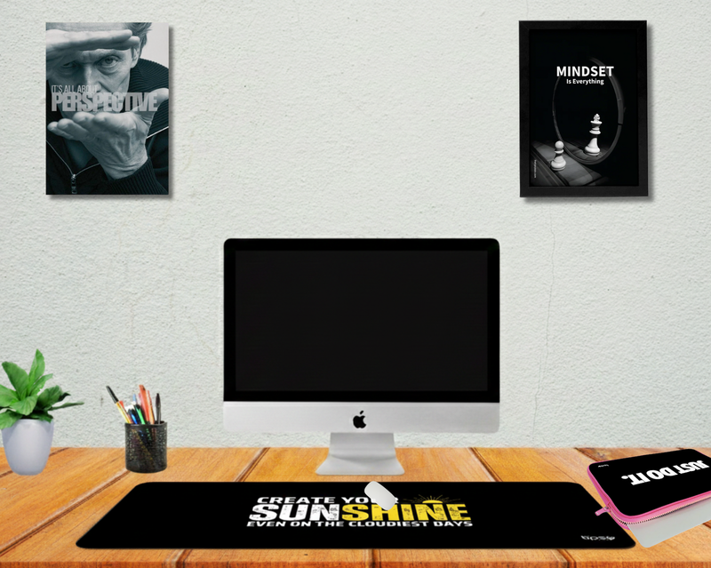A Gift That Matches Their Energy -Motivational Version- Poster + Deskmat + Laptop Sleeves (COMBO)