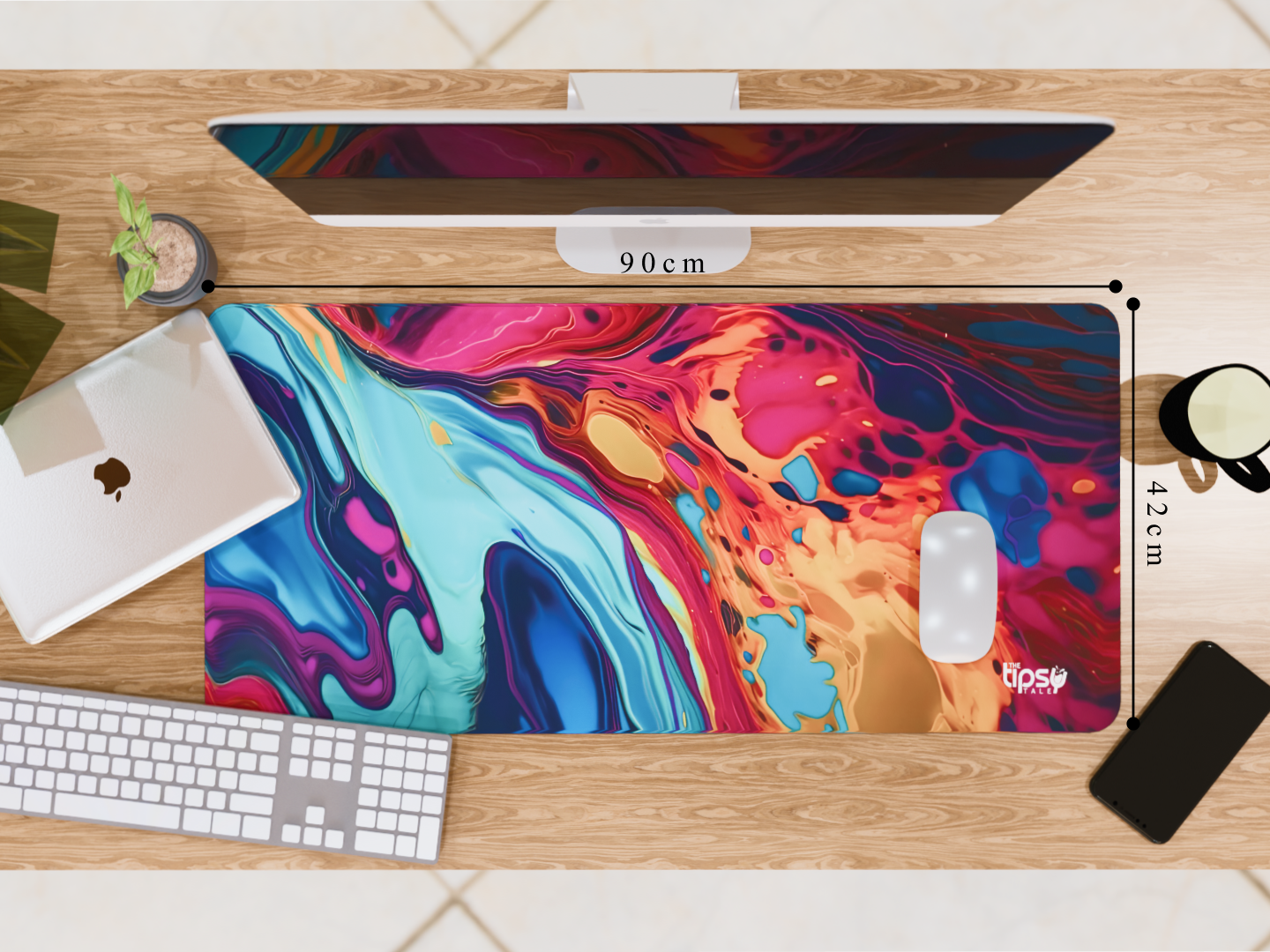 "Splash of Joy" Gaming Mousepad Elevate Your Gaming Experience