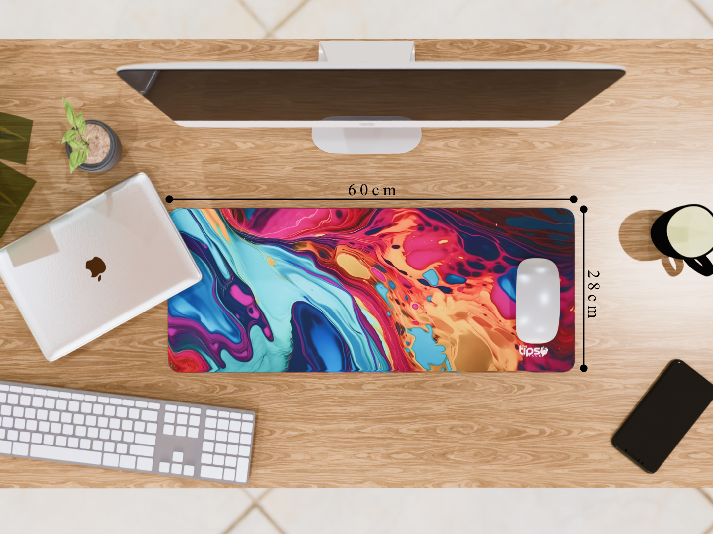 "Splash of Joy" Gaming Mousepad Elevate Your Gaming Experience