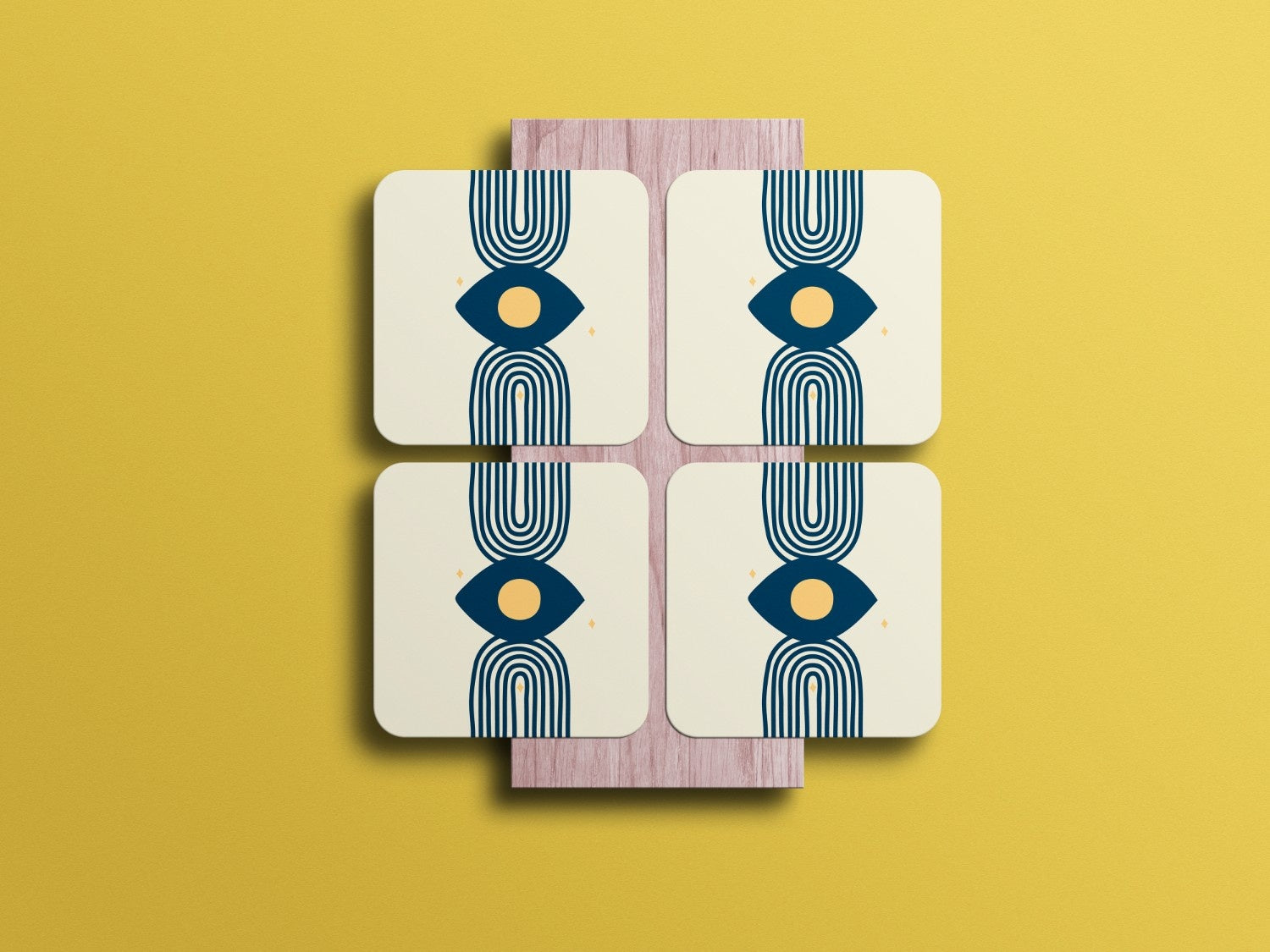 Elevate Your Tabletop with Nazar Tika Art Coaster Set