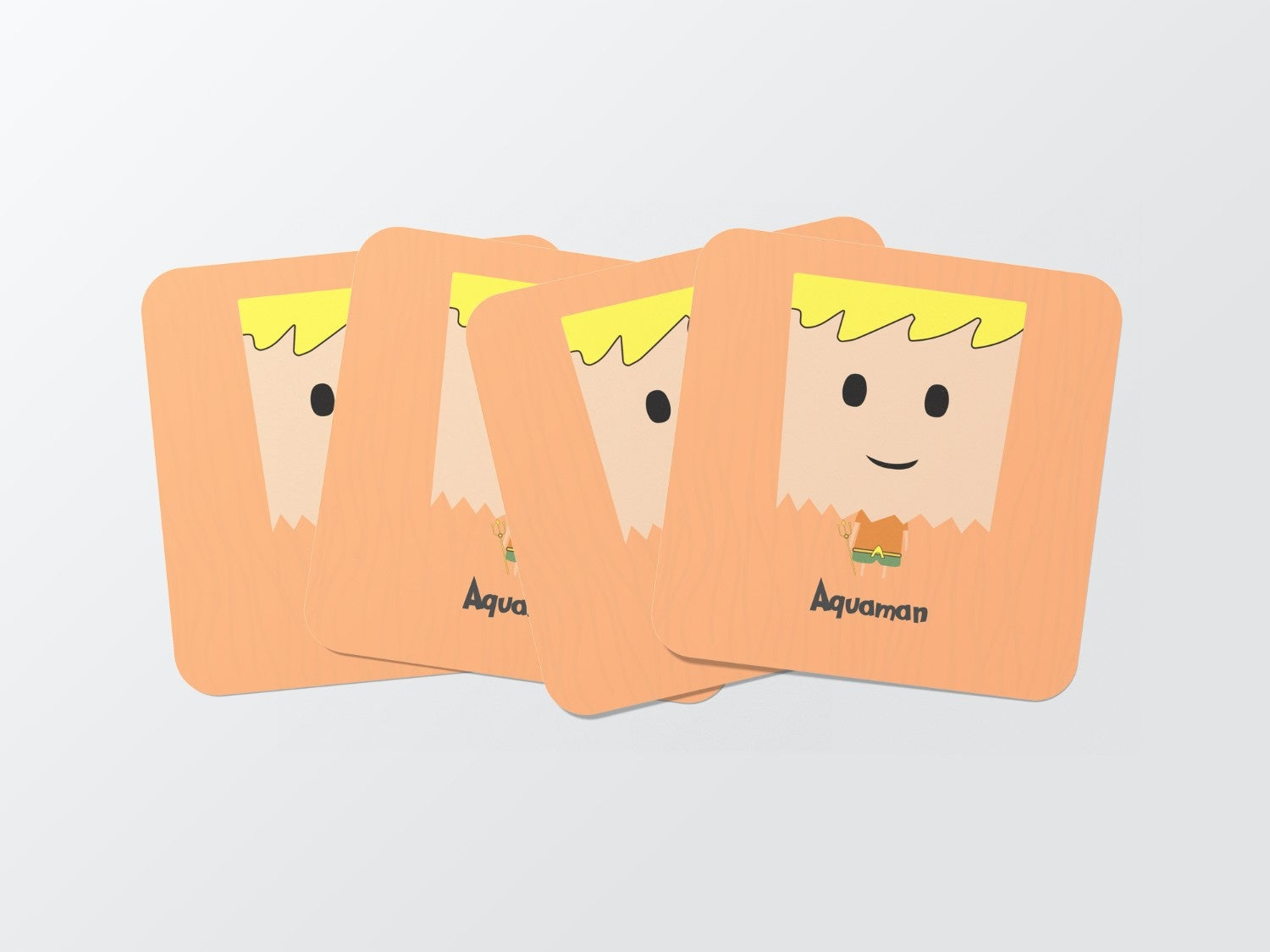 Dive into Protection with Oceanic Majesty: Aquaman Coaster Set