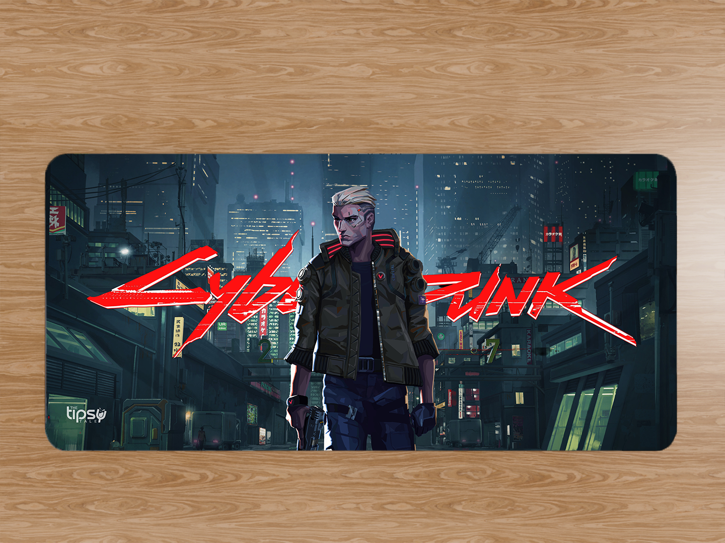 "CYBERPUNK Bold- Gaming" Mousepad – Elevate Your Gaming Experience
