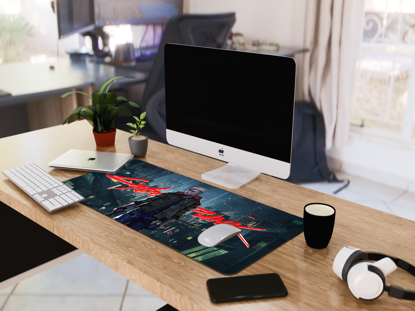 "CYBERPUNK Bold- Gaming" Mousepad – Elevate Your Gaming Experience