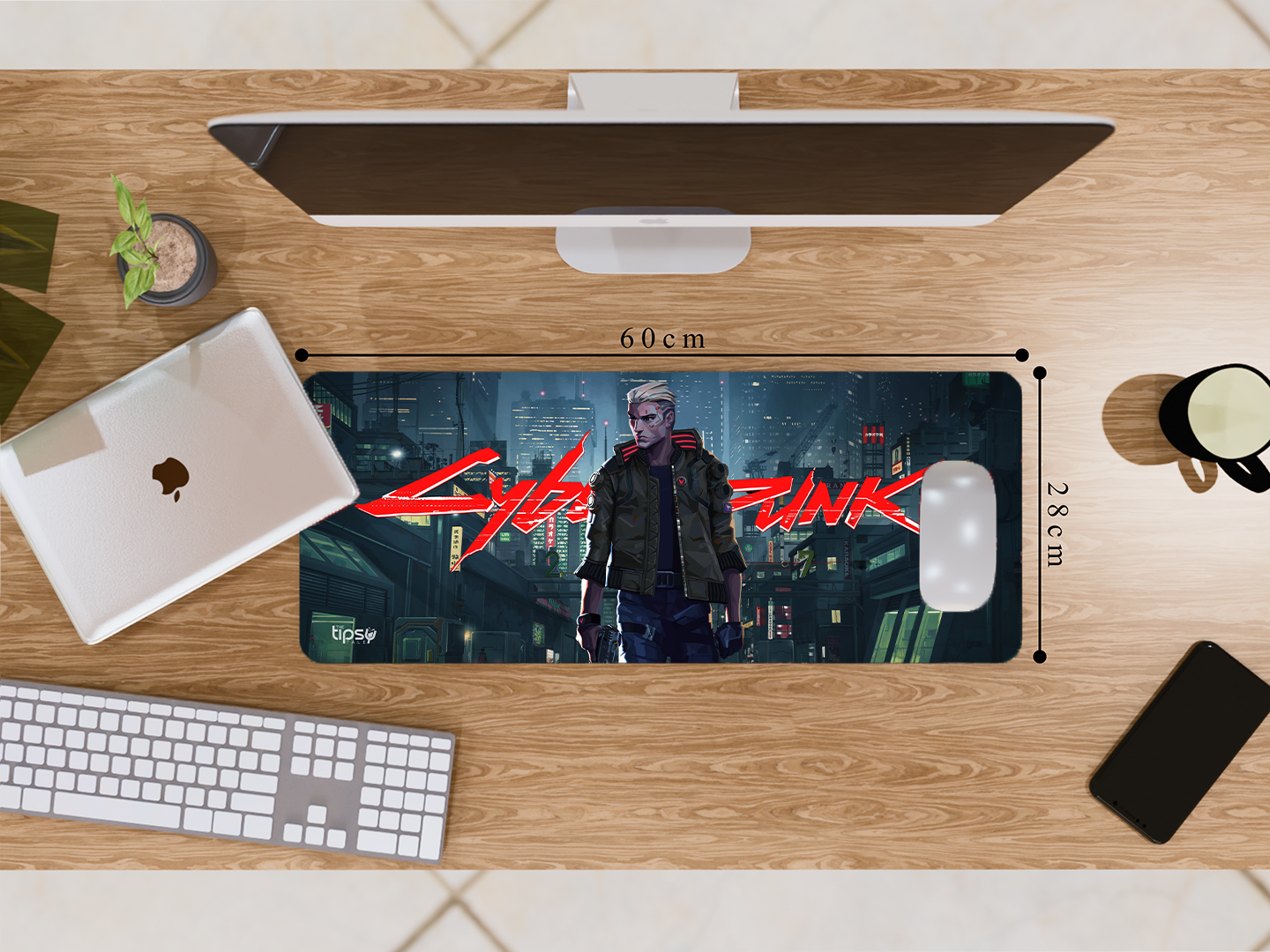 "CYBERPUNK Bold- Gaming" Mousepad – Elevate Your Gaming Experience