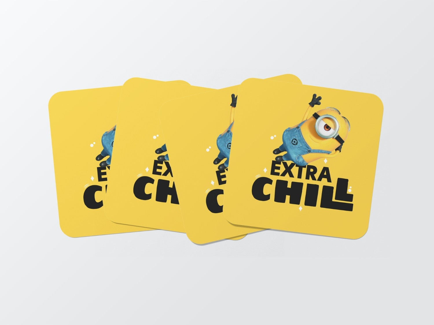 Chill Out through your day, just like minions do: Minion Coaster