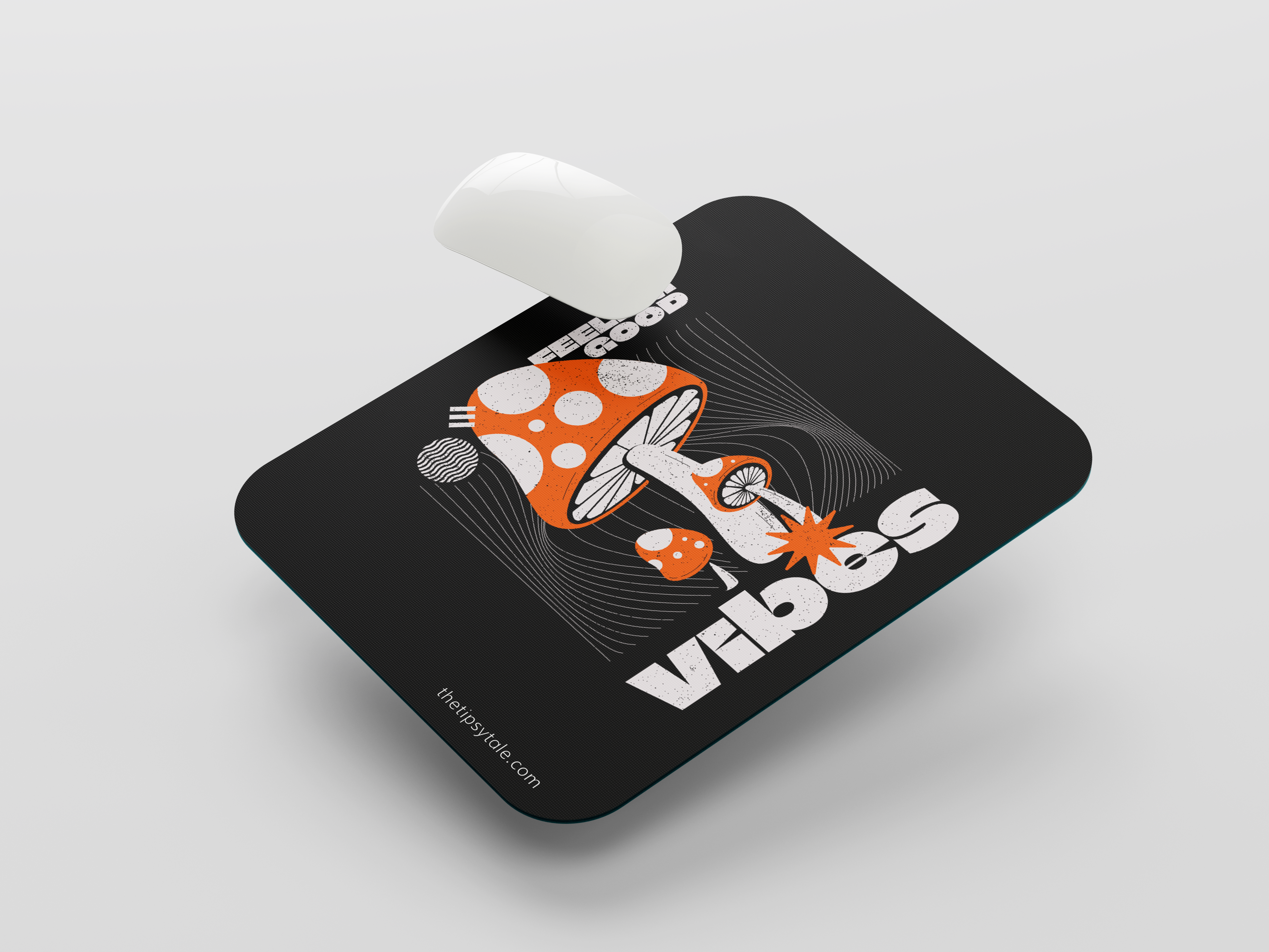 "Feeling Good Vibes" Mousepad – Enhance Your Workspace with Style
