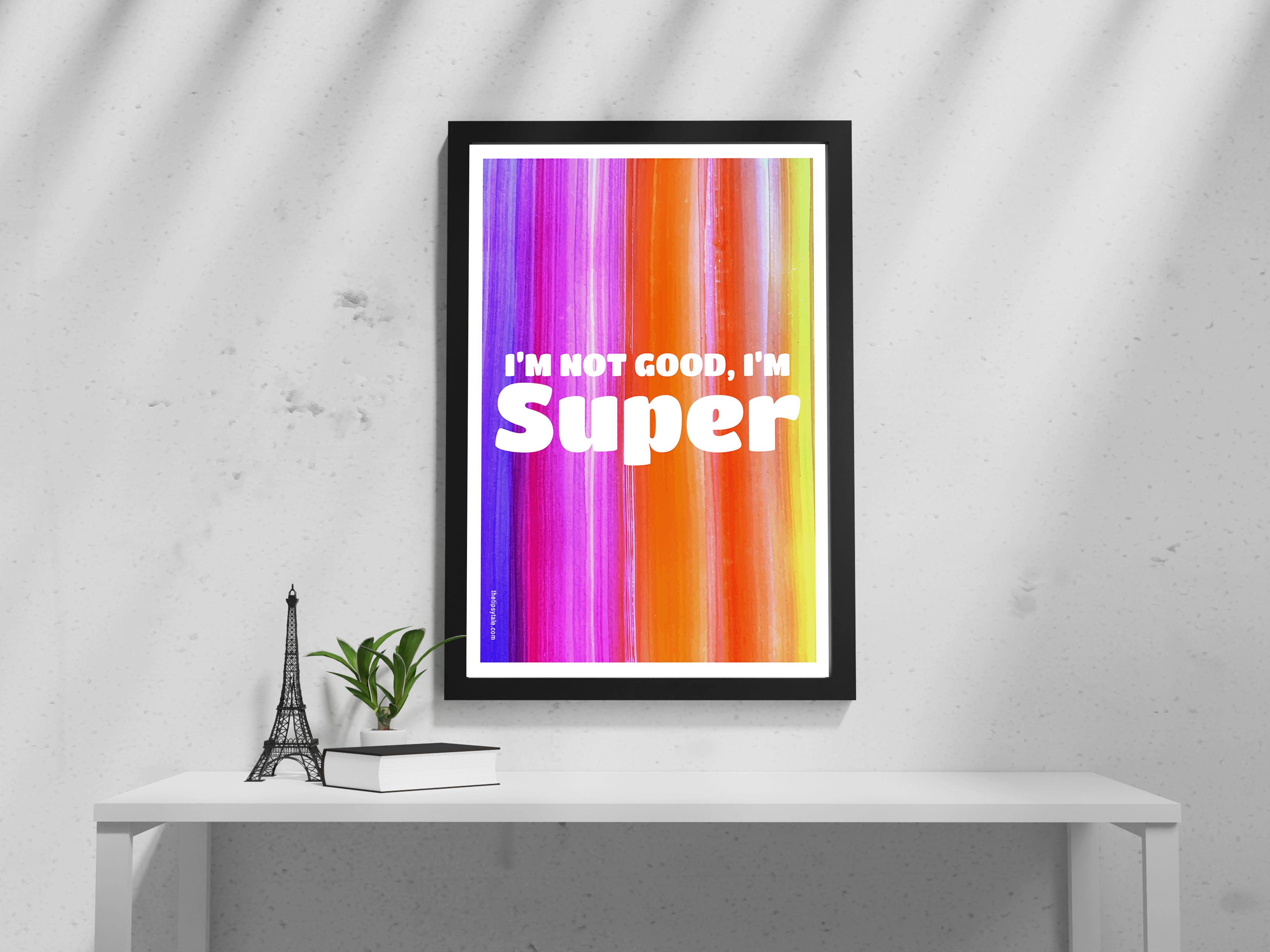 "Good is a limit, But be super" Poster – Add a Touch of Personality to Your Space