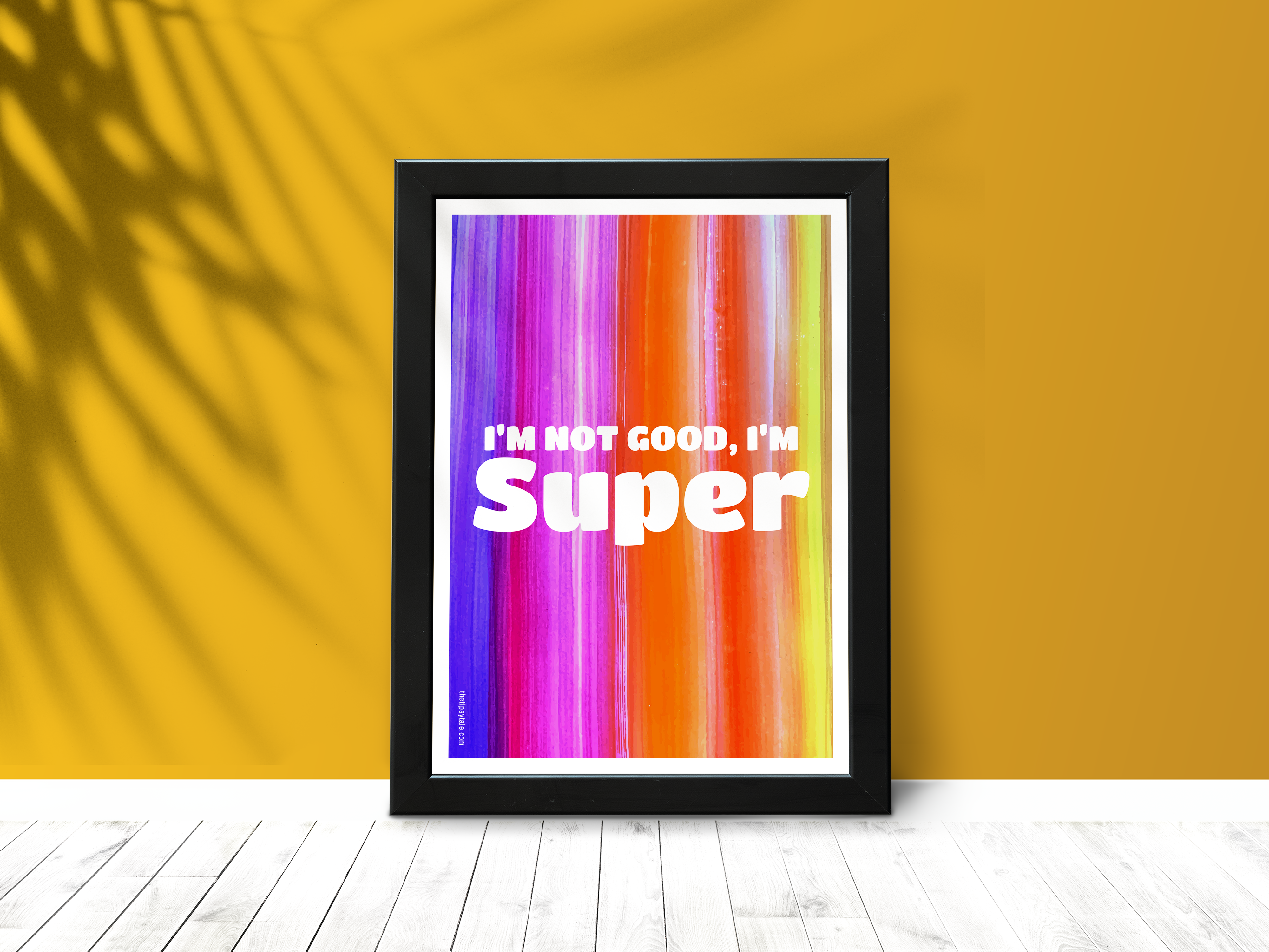 "Good is a limit, But be super" Poster – Add a Touch of Personality to Your Space